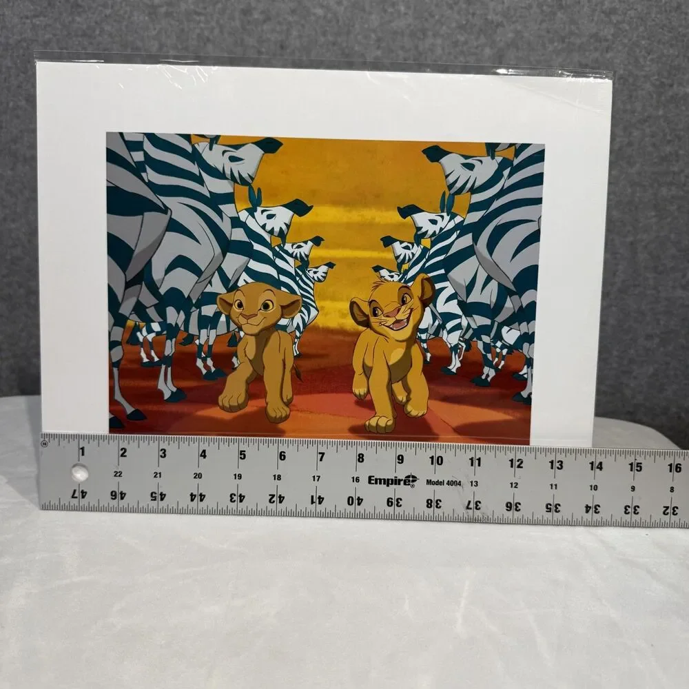 Exclusive‎ Disney Store The Lion King Special Edition Lithograph Dancing